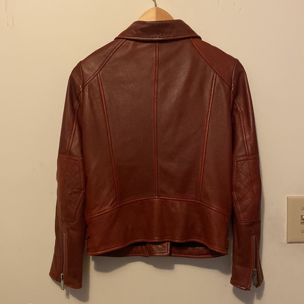 Red Leather Jacket - Picture 3 of 5